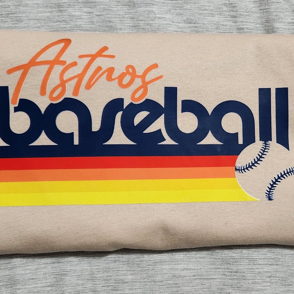 Astros retro baseball shirt